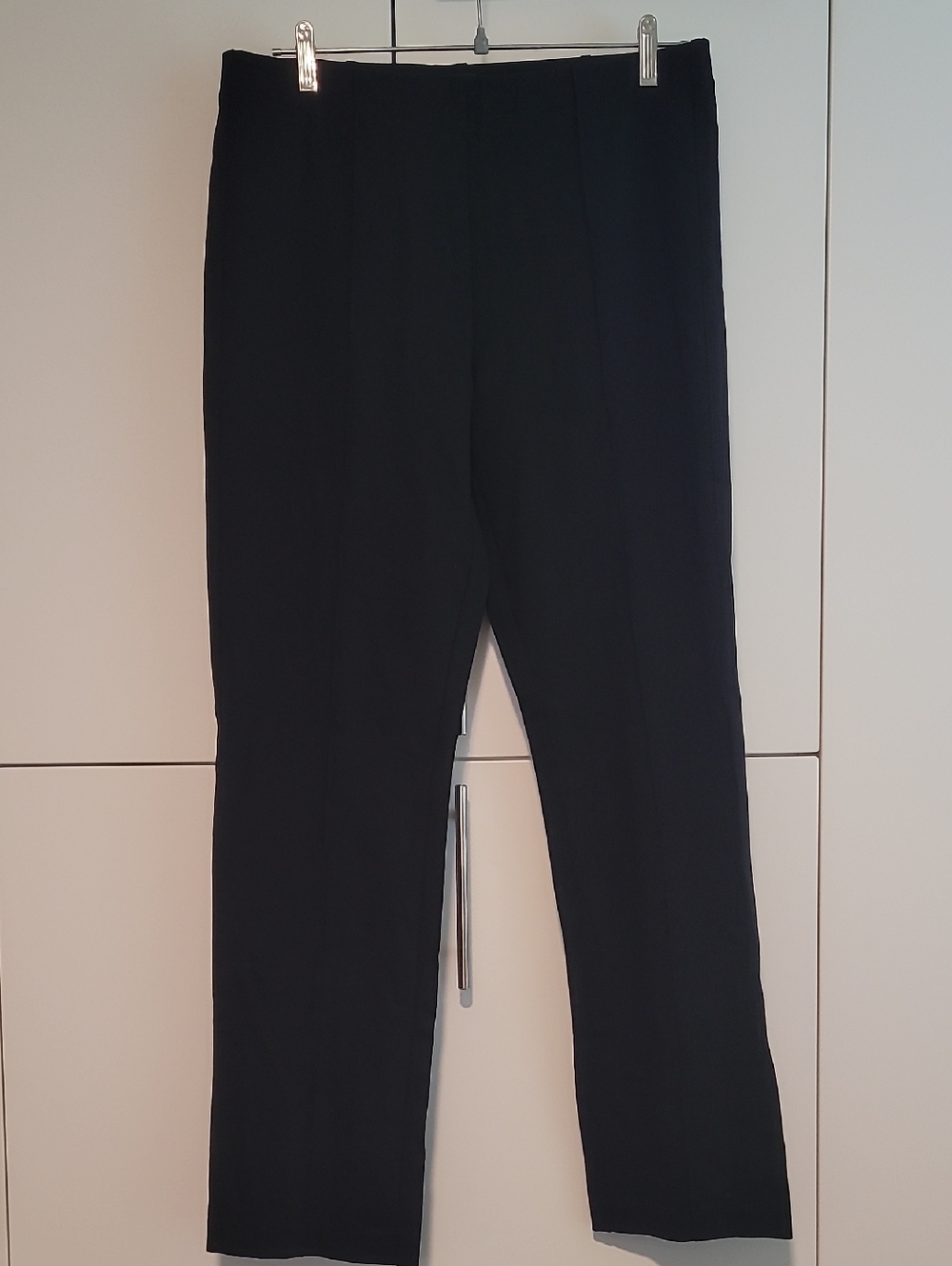Banana Republic Black Straight-Leg Trousers